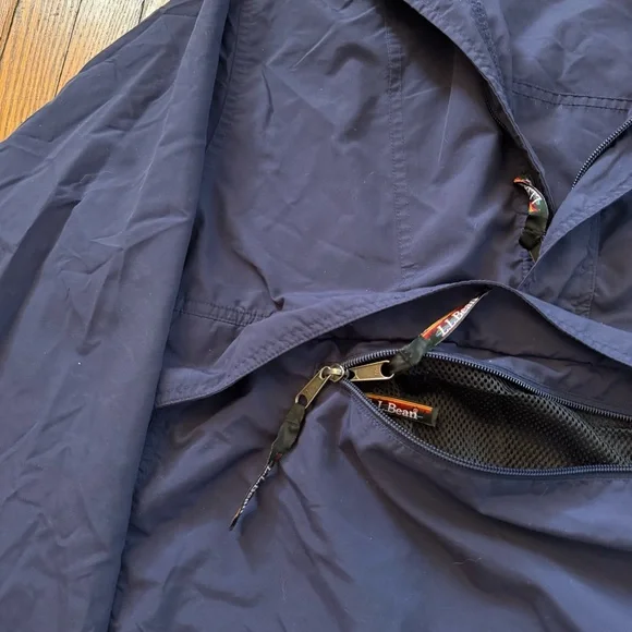 L.L.Bean Mountain Classic Anorak Pullover Lightweight Y2K Vintage Jacket - Picture 5 of 14